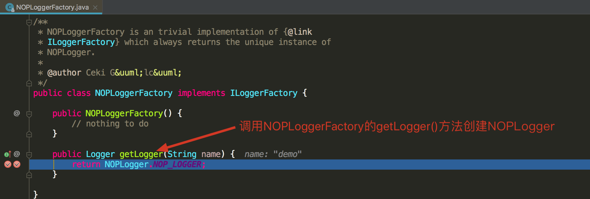 slf4j-13-NOPLoggerFactory-getLogger